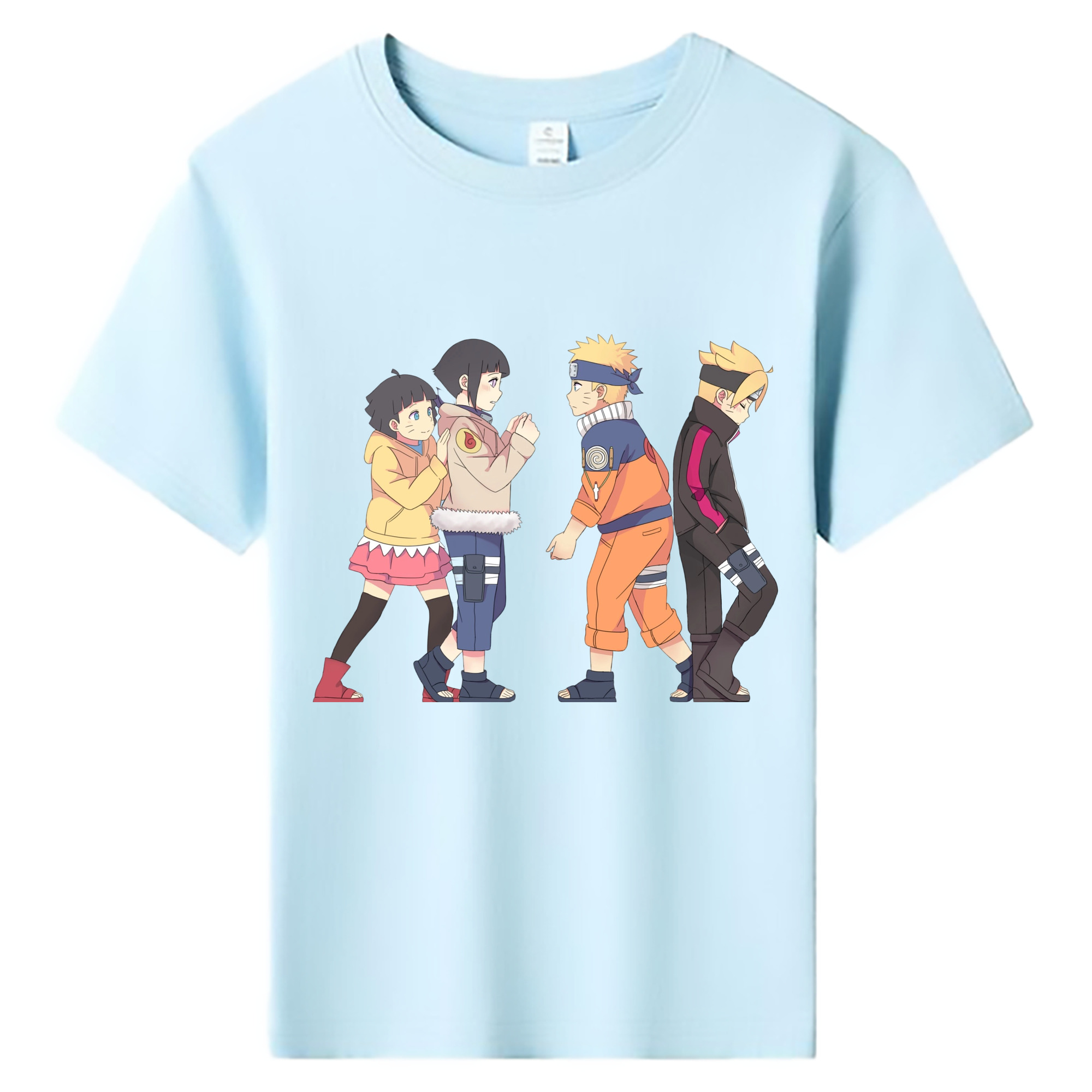 （画像用） NARUTO -ナルト- うずまき ナルト Uzumaki Naruto 綿100％キッズTシャツ（フロントプリント）